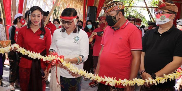 Ketua TP PKK Provinsi Bali Resmikan Percontohan Taman Hatinya PKK