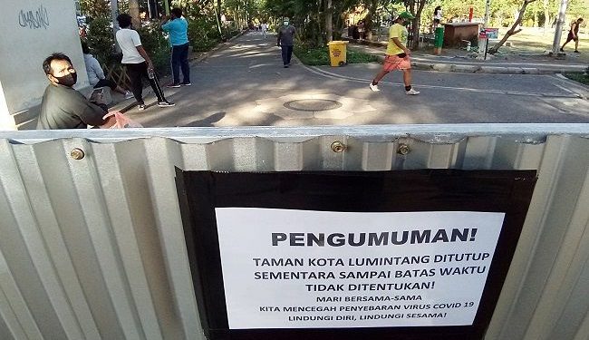 Ganasnya Kasus Covid-19, Pemkot Denpasarmenutup 3 Fasilitas Publik