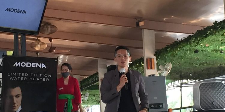 Kolaborasi Dengan Christian Sugiono, Modena Luncurkan Water Heater