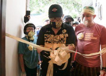 Wagub Cok Ace Resmikan Rumah Sepeda Indonesia di Bali