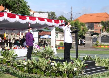 Dalam Pengalaman Nataru, Gubernur Bali Pimpin Apel Geral Pasukan Operasi Lilin Agung 2020