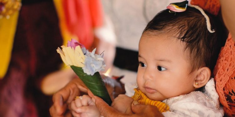 Upacara Nelu Bulanin, Upacara Penyucian Bayi Tiga Bulan Di Bali