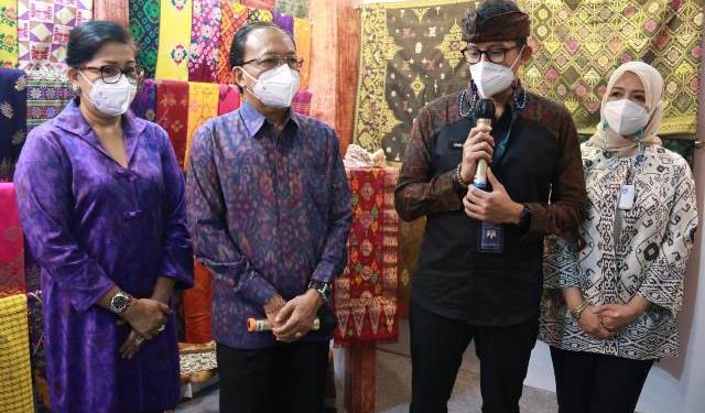 Menparekraf RI Puji  Penyelenggaraan Pameran IKM Bali Bangkit