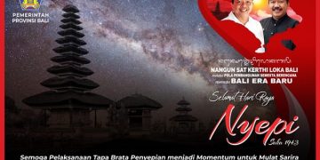 Pemprov Bali Mengucapkan Selamat Hari Raya Nyepi Tahun Baru Caka 1943