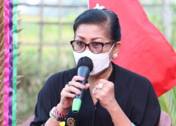 Ny Putri Koster Ajak KNPI Bersinergi Sukseskan Program Pemerintah