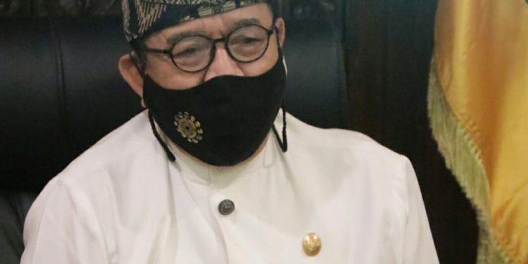 Odalan di Pura Semeru, Wagub Cok Ace Imbau Para Pemedek Patuhi Prokes