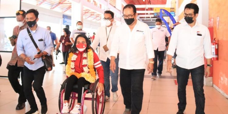 Wagub Cok Ace Sambut Kedatangan Atlet Peraih Medali Paralimpiade Tokyo