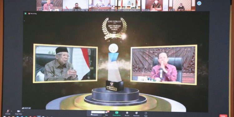 Pemprov Bali Menerima Anugerah Keterbukaan Informasi Publik