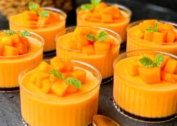 Manis & Segar, Berikut Resep Puding Mangga Sutra Ala Rumahan