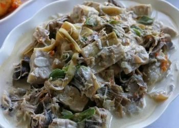 Membuat Jantung Pisang Kuah Santan, Gurih dan Lezat Bikin Ketagihan