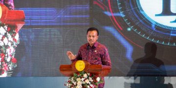 Hadiri Pertemuan Tahunan Bank Indonesia 2021, Sekda Dewa Indra Sampaikan Strategi Kebijakan Ekonomi Bali