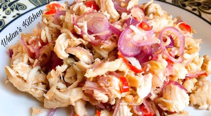 Enak Banget, Berikut Resep Ayam Suwir Sambal Matah Di Rumah