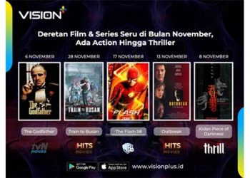 Film Seru Vision+ di November, Ada The Godfather hingga Train to Busan
