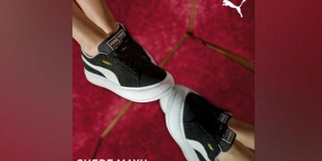 Gaya Edgy Dua Lipa Mix and Match Platform Suede Mayu Koleksi Terbaru PUMA