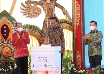 Presiden Jokowi Secara Resmi Luncurkan Peta Jalan Ekonomi Kerthi Bali menuju Bali Era Baru: Hijau, Tangguh, Sejahtera