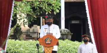 Wagub Cok Ace Pimpin Upacara Peringatan Hari Bela Negara di Provinsi Bali