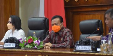 Sekda Dewa Indra Pimpin Rapat Koordinasi Persiapan Pemilu 2024