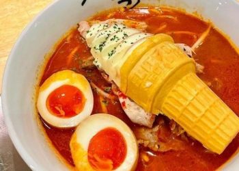 Uniknya Ramen Isi Topping Es Krim Seharga Rp100 Ribuan