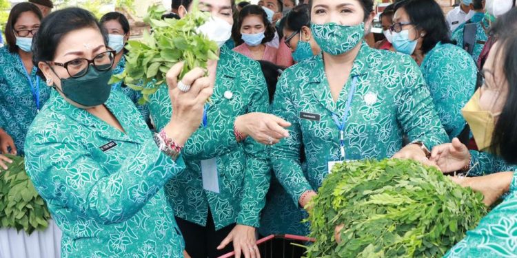 Awal Tahun 2022, TP PKK Provinsi Bali Kembali Gelar Pasar Rakyat Dengan Tema ‘Terima Kasih’