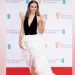 Fashion Emma Watson di BAFTA 2022 Elegan dengan Gaun Tulle Hitam Putih