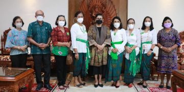 Ketua TP PKK Provinsi Bali Menerima Audiensi Ketua DPD Wanita Tani Indonesia