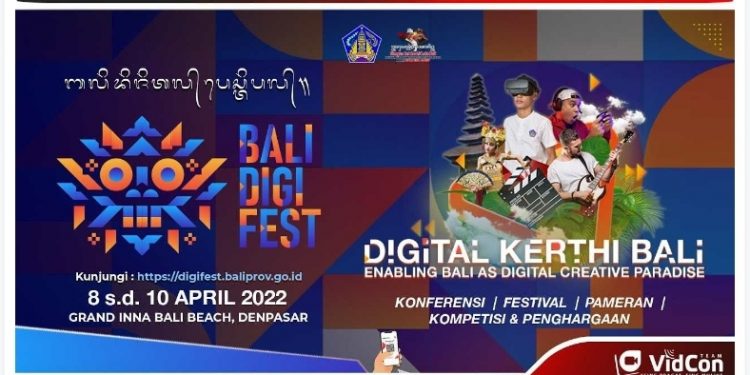 Saksikan! Bali Digital Festival 8-10 April 2022 di Grand Inna Bali Beach