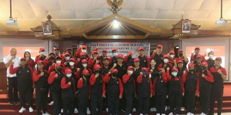 Kadisdikpora Pemprov Bali Lepas Atlet SOIna Bali ke PeSONas 2022