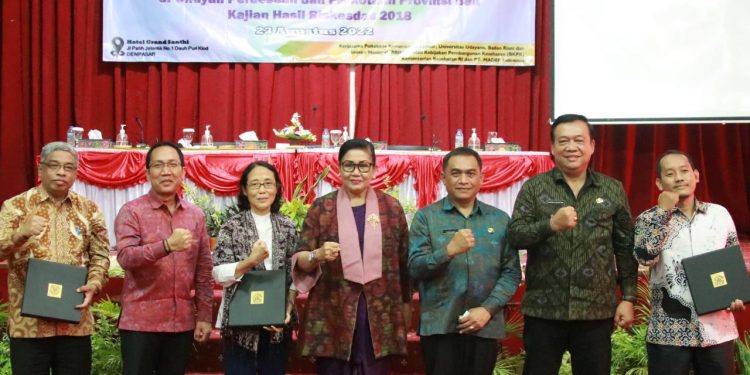 Ketua TP PKK Bali Jadi Narasumber Kegiatan Desiminasi Hasil Kajian Disparitas Stunting