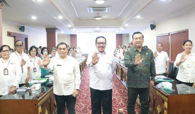 Wagub Cok Ace Buka Rapat Koordinasi & Evaluasi Percepatan Penurunan Stunting Semester 1 Tahun 2022