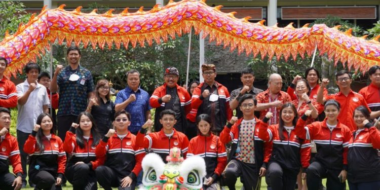 Wagub Cok Ace Apresiasi Serta Dukung Atlet Barongsai Yang bertanding di Yogyakarta