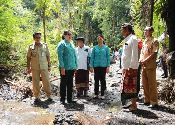 Ketua TP PKK Bali Gelar Kegiatan Aksi Sosial Di Karangasem