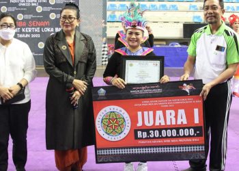 PAKIS Majelis Desa Adat Bali gelar Lomba Senam “Nangun Sat Kerthi Loka Bali”