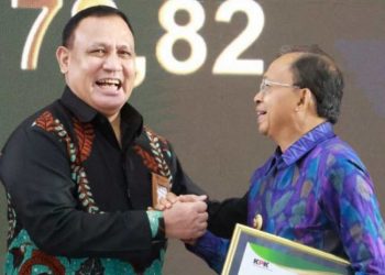 Pemprov Bali Raih Penghargaan Pemprov Terbaik Di Indonesia Dalam SPI Oleh KPK RI