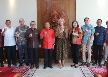 Bank Dunia Temui Gubernur Wayan Koster di Jayasaba