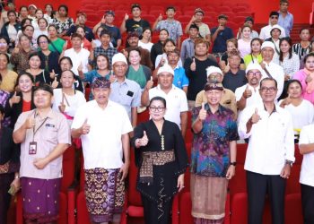 Rapat Koordinasi Tata Kelola Pedagang, di Gedung Wiyata Mandala, Kawasan Suci Besakih