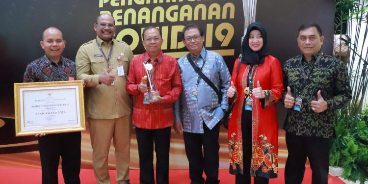 Bali Raih Penghargaan PPKM Award Terbaik Penanganan Covid -19