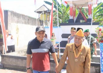 Wabup Ipat Jadi Inspektur Upacara Peringatan Pendaratan Pahlawan I Gusti Ngurah Rai di Air Kuning.