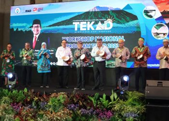 Hadiri Workshop Nasional Program TEKAD, Wagub Cok Ace Perkenalkan Konsep Ekonomi Kerthi Bali
