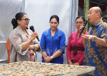 Resmikan Kawasan Produksi Produk Bedetan Perancak, Ny. Putri Koster Dorong Olahan Ikan dan Pindang Menjadi Ciri Khas Jembrana
