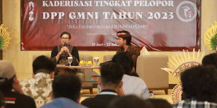 Hadiri Kaderisasi Tingkat Pelopor GMNI Tahun 2023, Ny. Putri Koster Tekankan Generasi Muda Adalah Sayap Yang Berkepak Beriringan