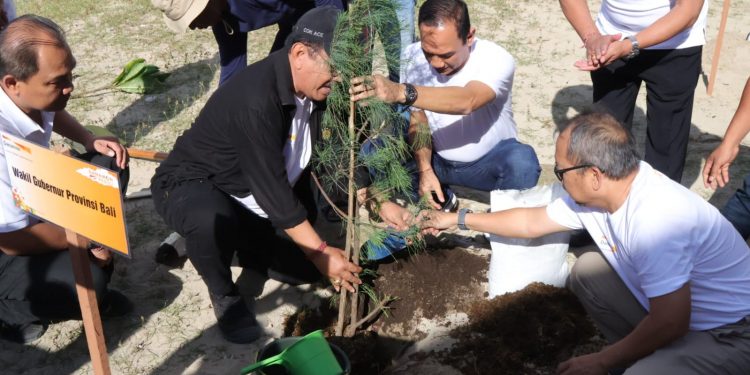 Hadiri Konservasi Terumbu Karang dan Mangrove di Mertasari, Wagub Cok Ace Apresiasi Berbagai Upaya Pelestarian Lingkungan