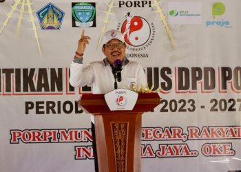 Hadiri Pelantikan Pengurus PORPRI Bali, Wagub Cok Ace Dorong Kemajuan Olahraga Pernapasan