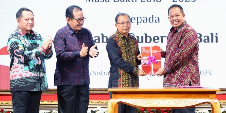 Sertijab Gubernur Bali Dihadiri Mendagri, Pj. Gubernur Akan Lanjutkan Program Pembangunan dan Laksanakan Arahan Presiden