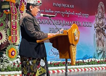 Wagub Cok Ace Buka Utsawa Dharma Gita Ke-31 Provinsi Bali Tahun 2023