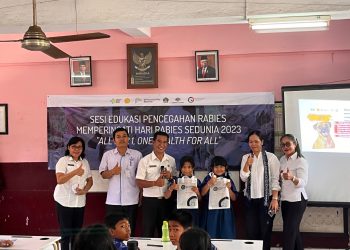 Peringatan World Rabies Day 2023, Distanpangan Bali Sapa 1.200 Anak SD untuk Edukasi Rabies