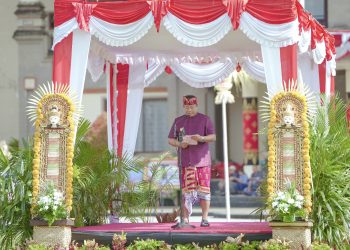 HUT Mangupura Ke-14, Pj. Gubernur Bali Apresiasi Capaian Pembangunan di Kabupaten Badung