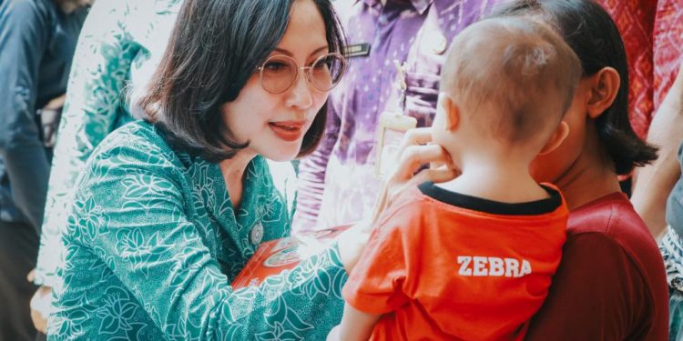 Komit Turunkan Angka Balita Stunting, Pj. Ketua TP PKK Bali Ny. drg. Ida Mahendra Jaya Sambangi Kabupaten Tabanan