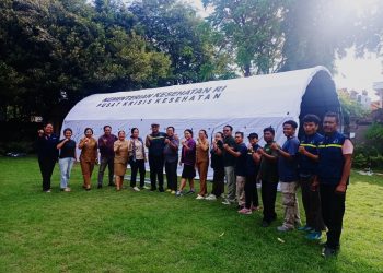 Dinkes Bali Gelar Simulasi Lapangan Pusat Kendali Krisis Kesehatan
