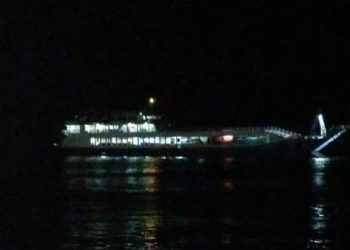 Terseret Arus Kencang, KMP Samudra Utama Terjebak Di Selat Bali