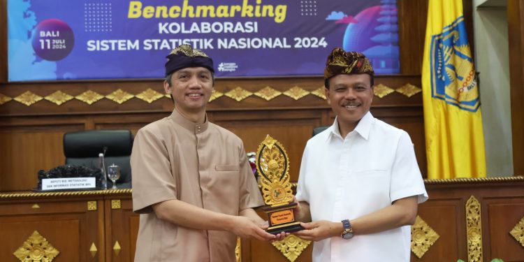 Nilai IPS Terbaik, Seluruh Provinsi se-Indonesia Studi Tiru Pembangunan Statistik Di Provinsi Bali